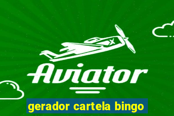 gerador cartela bingo